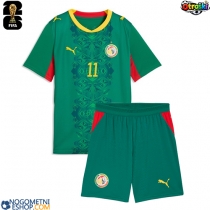Otroški Nogometni dresi Senegal Nicolas Jackson #11 Gostujoči SP 2026 Kratek Rokav (+ Kratke hlače)